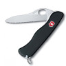 Складной нож Victorinox Sentinel One Hand 0.8413.MW3, чёрный